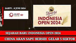 HASIL SEMIFINAL & JADWAL FINAL INDONESIA OPEN 2024 | HASIL BADMINTON HARI INI