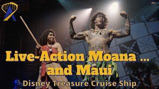 Preview of The Tale of Moana Stage Show on the Disney Treasure