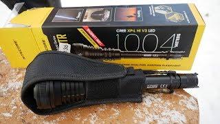 МОЩНЫЙ ФОНАРИК с aliexpress для охоты. Обзор NITECORE MH40GTR