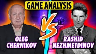 Oleg Chernikov vs Rashid Nezhmetdinov - The GREATEST immortal Queen Sacrifice - Chess game analysis