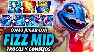 Como jugar con FIZZ MID en la SEASON 14 de League of Legends | Guía de campeones s14