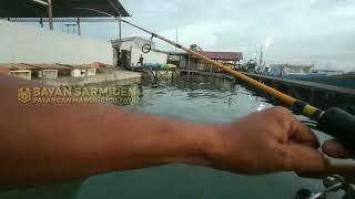 Mancing Malam saat Air pasang Besar || SPOT MUARA MANGGAR Balikpapan