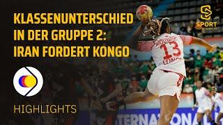 Iran - Kongo | Highlights - Hauptrunde, Handball-WM der Frauen 2023 | SDTV Handball