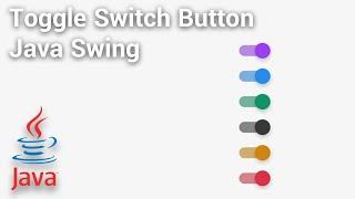 Java Swing - Material Toggle Switch Button