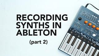 How to record hardware synths using Ableton Live's "External Instrument" device