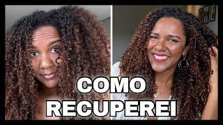 COMO RECUPEREI MEU CABELO RESSECADO