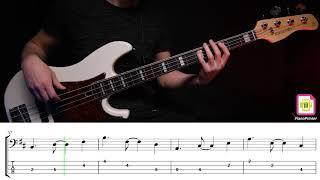 Кино - Закрой за мной дверь, я ухожу Bass Cover | Табы & Ноты