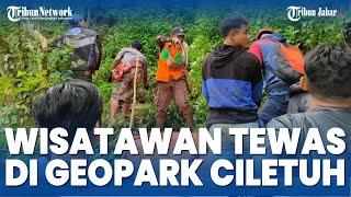 KECELAKAAN MAUT DI GEOPARK CILETUH, WISATAWAN JATUH KE JURANG 100 METER DI BUKIT PANENJOAN SUKABUMI