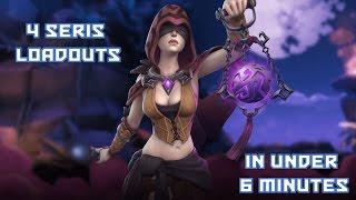 [Paladins] 4 Different Seris Loadouts in Under 6 Minutes (Guide)