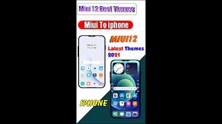 Miui Convert To iphone | Miui Themes 2021| Top MIUI 12 Premium Themes #Shorts #Miui #YoutubeShorts