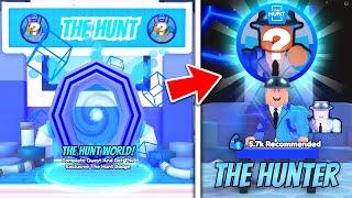 How To Complete NEW *EASIER* The Hunt Badge in Arm Wrestling Simulator!