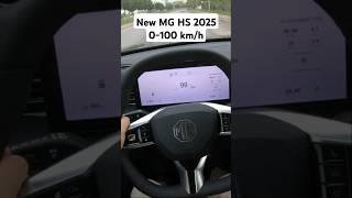 New MG HS 2025 (1.5l 170 hp DCT7) 0-100 km/h Acceleration #mghs #hs #mg #0100 #acceleration #shorts