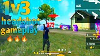 free fire new video 1vs 3 // Ezaz gamer ff