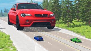Giant Car vs Normal Cars – BeamNG.Drive