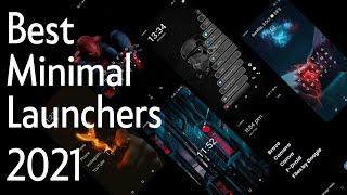 5 AMAZING Minimal Android Launchers 2021  #androidlauncher