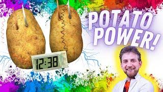 DIY Potato battery! The science behind power inside a potato!