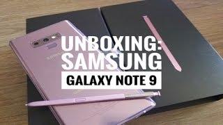 Samsung Galaxy Note 9 Unboxing