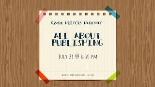 Ozark Writers Workshop: All About Publishing