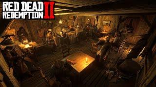 Cozy Saloon In Valentine Raining Outside - Red Dead Redemption 2