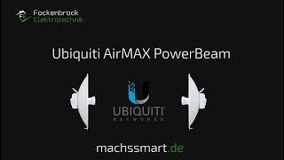 Richtfunk WLAN / WiFi Netzwerk Installation mit Ubiquiti AirMax PowerBeam 5AC GEN2