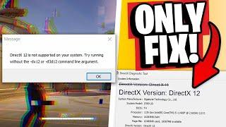 EASY FIX DirectX 12 is Not Supported on Your System Marvel Rivals