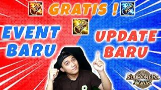 EVENT BARU &UPDATE BARU.. 3 LEGENDARY SCROLL DIBAGIN GRATIS !!  (Summoners War Indonesia)