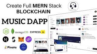Building & Deploying a Full MERN STACK Blockchain Music Artists Social Media Dapp