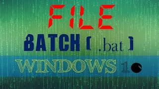 Come creare un file batch .bat (cleanmgr/mrt/defrag) BATCH FILE WHAT IS? HOW TO CREATE A FILE SCRIPT