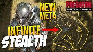 Predator Hunting Grounds PREDATOR INFINITE STEALTH! "NEW META" INVISIBLE ALL GAME!!