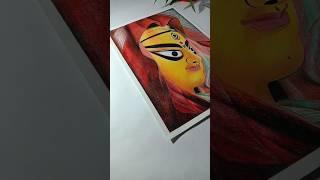 Durga maa drawing #youtubeshorts #shubhradeeparts #drawing #shorts #shorts