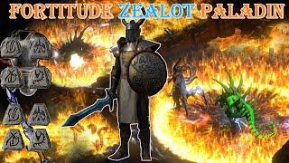 Diablo II Resurrected -Combo Runwords Fortitude Zealot Paladin Uber Tristram (Big Damage/Defense)