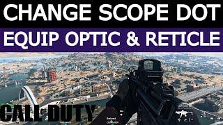 How to Change Reticle, Equip Optic & Scope Dot in COD Warzone 2, PC, PS4, PS5, Xbox One Series S/X