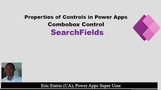 Power Apps Combobox Control - SearchFields Property