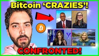 Bitcoin 'CRAZIES' FINALLY Confronted Over $1M Price Prediction & US Reserve Bill Amid Crypto Crash