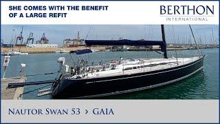 Nautor Swan 53 (GAIA), with Ben Cooper - Yacht for Sale - Berthon International Yacht Brokers