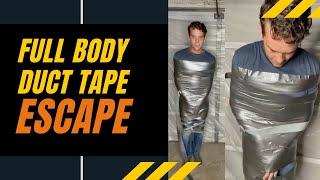 Duct Tape FULL BODY Escape | Entire Roll of Duct Tape | Dutch In the USA