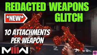 MW3 - NEW REDACTED WEAPONS GLITCH (How to add 10 Attachments to any Weapon) MW3 GLITCHES SEASON 4