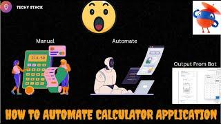 Automating Calculator with UiPath #techystack #robotics #uipath #rpa #automation
