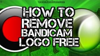 how to remove bandicam watermark