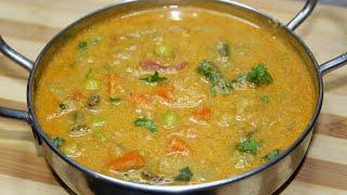 சப்பாத்தி பூரிக்கு குருமா | Chapathi Vegetable Kurma Recipe in Tamil | Kurma | Veg Kurma In Tamil