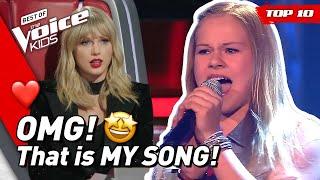 TOP 10 | BEST TAYLOR SWIFT covers in The Voice Kids (part 2)! 