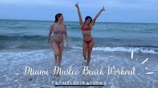 Miami Muscle Beach Workout Ft. @Melspirations ️ | Alyssa Mei Liu