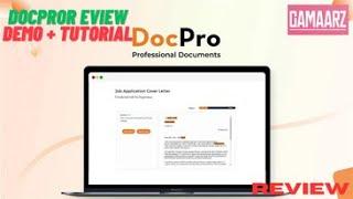 DocPro Review, Demo + Tutorial I Get contracts and business documents you need at your fingertips