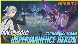 AALTO SOLO VS HOLOGRAM HERON! DIFFICULTY 3 | WUTHERING WAVES