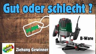 Parkside Oberfräse POF 1200 E4 | B-Ware |Test | Ziehung Gewinner