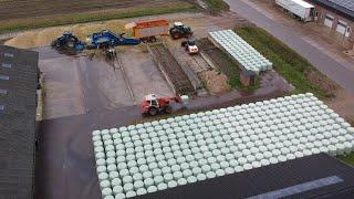 Corn silage baling!