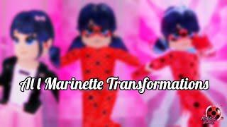 : ALL Marinette Transformations!: Todas as Transformações da marinette!