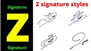 Z signature styles | Z letter signature style | Signature with Z