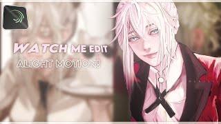 Watch me edit – alight motion!|| Remaking old edition [fanart edit]
