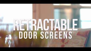 How do Phantom Retractable Door Screens work?